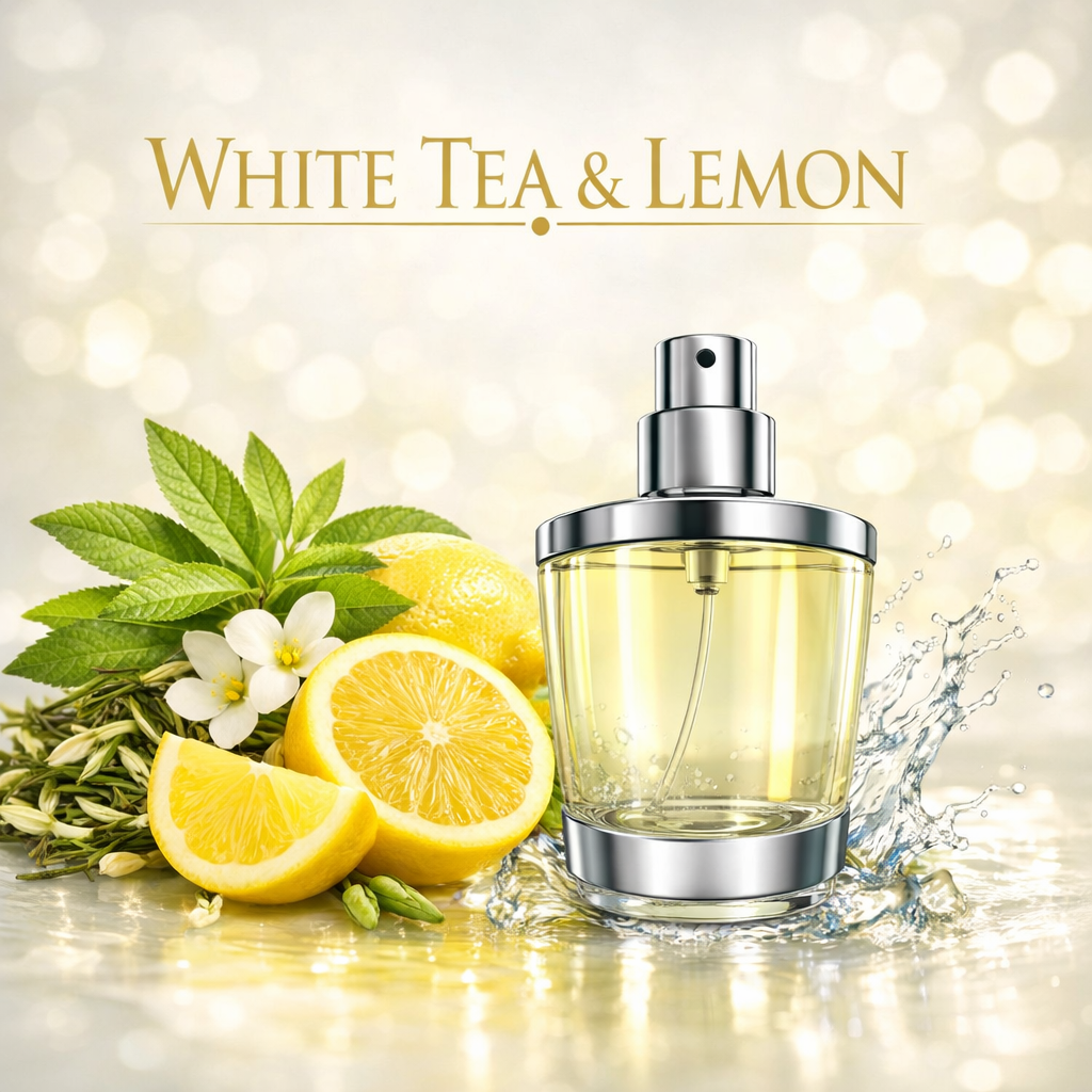 White Tea & Lemon 32oz room spray bottle — Multisany Premium Fragrance